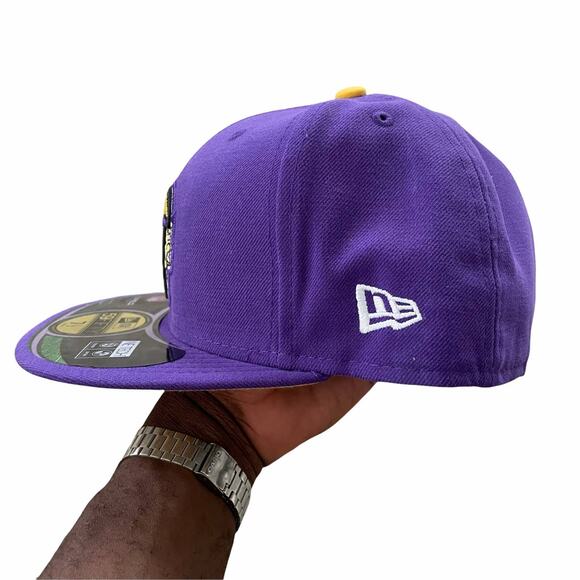 New Era Minnesota Vikings Fitted Hat 7 1/2 - Picture 2 of 4